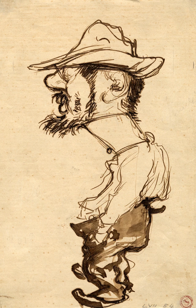 Charles Léandre - Caricatura di Toulouse, Lautrec